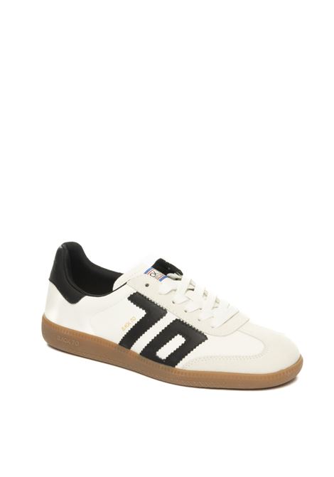 Cloud white/gold sneaker BACK 70 | CLOUD2505LEATHER-10